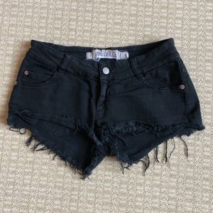 Brandy Melville Black Denim Shorts